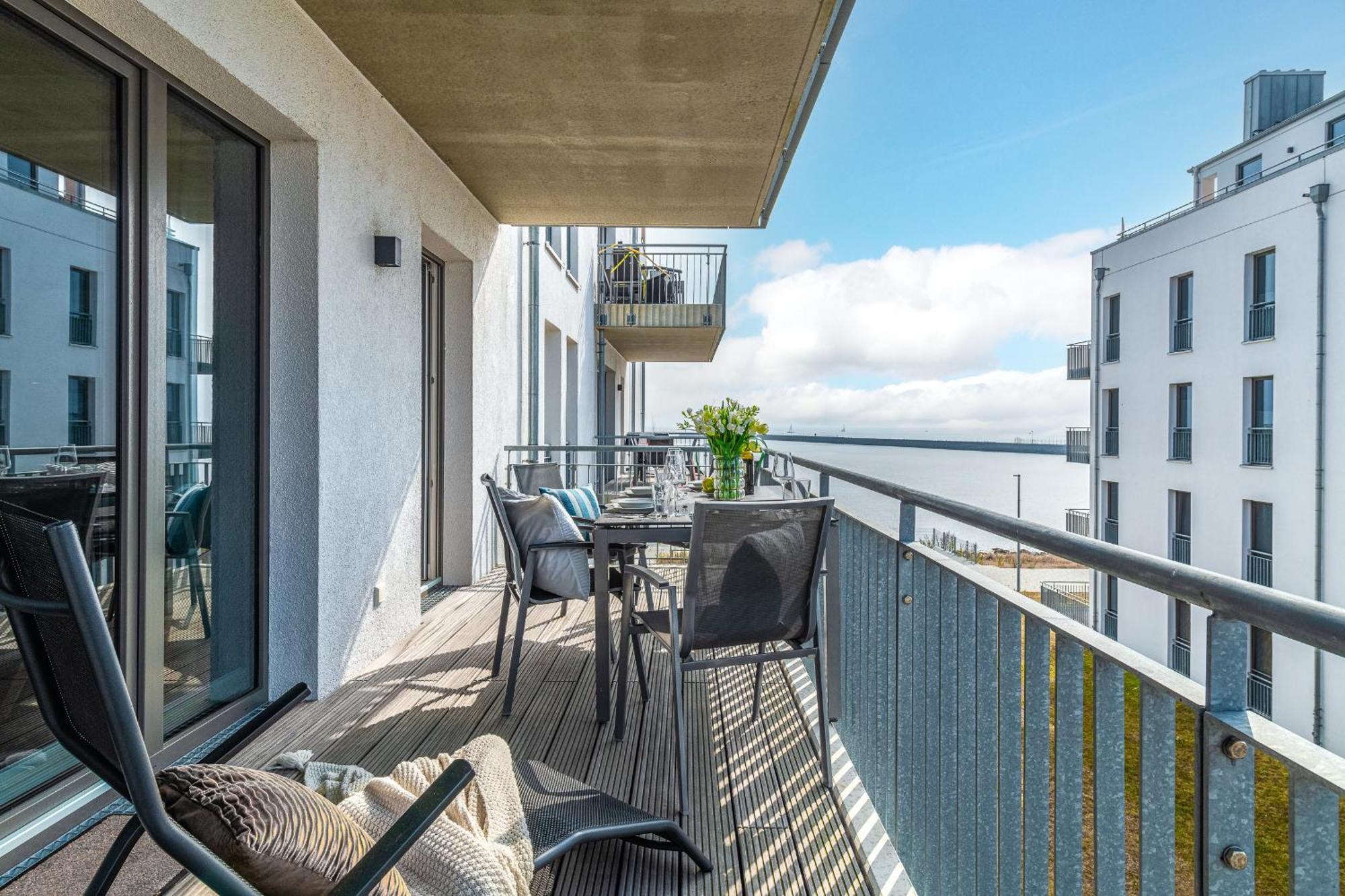 Apartmán Ocean Storm- 2 Og, Balkon, Kamin Olpenitz Exteriér fotografie